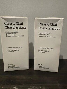 2 Pack Classic Chai Spiced Black Tea Starbucks